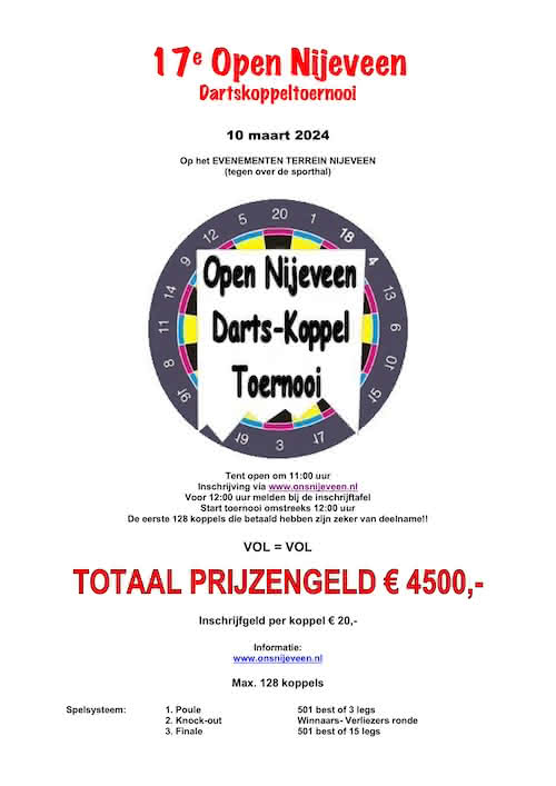 Open Nijeveen 2024 | Flyer